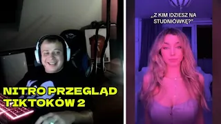 NITRO OGLĄDA TIKTOKI 2 *JEDZIEMY NA PUCHE*