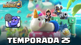 NOTICIAS TEMPORADA 25 de CLASH ROYALE // Todo sobre la season 25   (Tipo sneak peek) CLASH CON MAWI