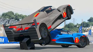 Realistic Racing Crashes #42 | BeamNG Drive