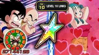 100% NEW LR GOKU & KRILLIN & BULMA LEVEL 10 LINKS SHOWCASE! Dragon Ball Z Dokkan Battle