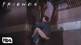 Joey And Ross Climb Down The Fire Escape (Clip) | Friends | TBS