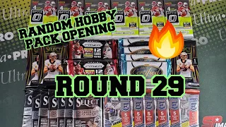 🔥Random Football Card Hobby Pack Opening🔥 Round 29!