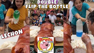 DREL’S LECHON & DOUBLE FLIP THE BOTTLE CHALLENGE MUKBANG PINOY MUKBANG