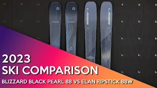 2023 Blizzard Black Pearl 88 vs Elan Ripstick 88w
