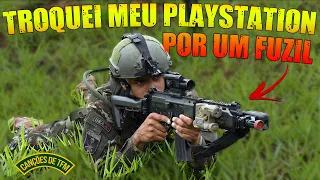 TROQUEI MEU PLAYSTATION + 3 GUARDAS DO QUARTEL SAINDO DE SERVIÇO - CANÇÕES DE TFM