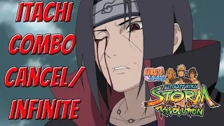 Naruto Storm Revolution Itachi Combo Cancel / Infinite Combo Tutorial