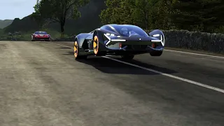 Lamborghini Terzo Millennio vs Hypercars at Bannochbrae Road Circuit