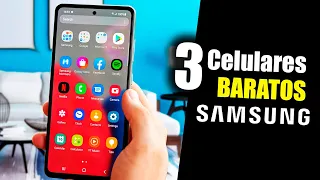 Top 3 Mejores Celulares BARATOS y BUENOS de SAMSUNG para 2022!