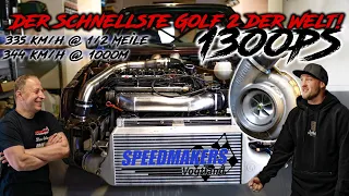 Der schnellste VW Golf 2 der Welt! - 1300PS R33 Turbo 4Motion I Speedmakers Vogtland I RD48