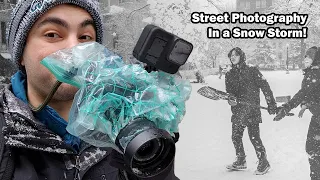 Street Photography Snow Day POV w/ Fujifilm X-Pro 2 & Nikon F5