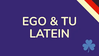 EGO & TU LATEIN / Personalpronomen Latein (animiert) 🇩🇪