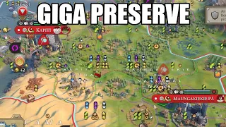 I made a pair of GIGA PRESERVES  - Civ 6 Maori Urban Complexity #6