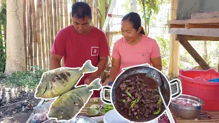 Grilled Surahan Fish and Pork Dinuguan | cook and eat | Si Desiree