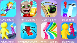 Giant Rush,Save The Girl,Tom Gold Run,Going Balls,Stack Rider,Slap Master,Pencil Rush 3D........