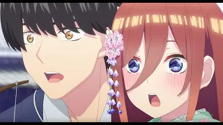 💖 Милые моменты Мику и Футары 💖 | 5 невест | Аниме моменты | Every Miku and Fuutarou Moment Season 2