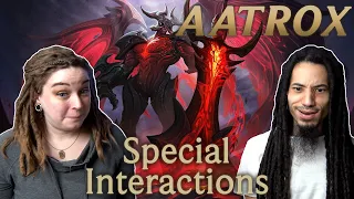 Arcane fans react to Aatrox Special Interactions | League Of Legends