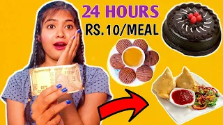 Living on Rs.10/meal for 24 HOURS | Sonia Sau