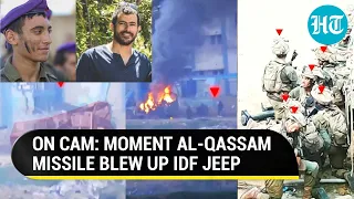 Al-Qassam's Kornet Missile Hits IDF Jeep; Watch How Hamas' RPG Fire Obliterated Israel Army Vehicles