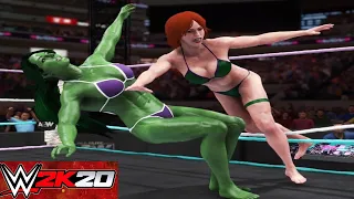 She-Hulk v Fairchild! - WWE 2K20 Beach Party Iron Woman Match