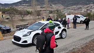 test d'adrien fourmaux et Alexandre coria avec la Ford puma à l'epine