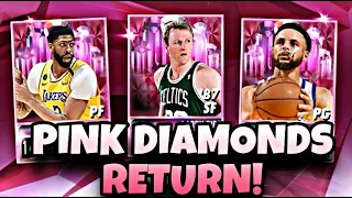 PINK DIAMONDS HAVE RETURNED! Pink Diamond Review on NBA 2k Mobile Season 2