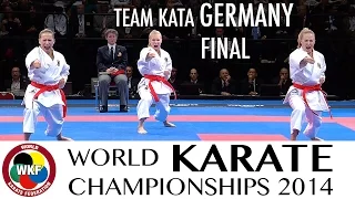 Final Female Team Kata GERMANY. 2014 World Karate Championships | WORLD KARATE FEDERATION