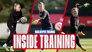 Attackers v Goalkeepers, Earps' Fingertip Saves & GK Keepie Uppies! | Inside Training