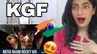 Mera Naam Rocky Hai | KGF Chapter 1 | Yash | Prashanth Neel Reaction