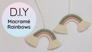 DIY Macrame Rainbow | Easy Tutorial for Beginners