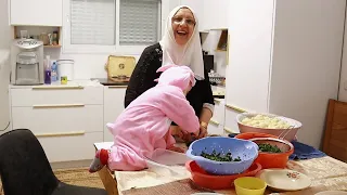 На кухне с Арабской Бабушкой - Пирожки с Сыром и зеленью