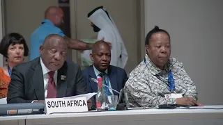 President Ramaphosa addresses the First Global Stock-take: High-level Event
