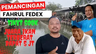 Juara ikan mas terberat dapat 5 juta 😱😱|| Pemancingan Fahrul Fedex || pondok Pinang || tangerang