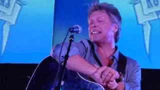 Jon Bon Jovi  "Have a Little Faith In Me" San Diego Runaway Tours 2014