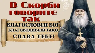 Господь кого любит, того и наказует - преподобный Антоний Оптинский (Путилов)