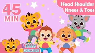 Head Shoulder Knees and Toes + The More We Get Together + more Little Mascots Nursery Rhymes & Kids