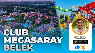 Club Megasaray Belek  Detaylı Vlog / Antalya Ultra Her şey Dahil Otel / İçinde Burgerci Olan Otel