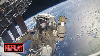 REPLAY: Russian ISS spacewalk #52 (Artemyev, Matveev) (18 Apr 2022)