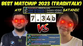 Satanic vs ATF - DREAM MATCH UP (TRASHTALK) 2023 Dota 2 pro Gameplay