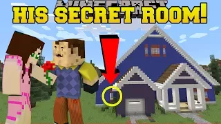 Minecraft: MY NEIGHBOR'S SECRET ROOM!!! - Hello Neighbor - Custom Map