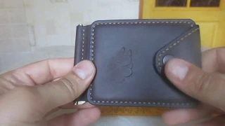 Зажим для купюр с карманом для монет/Clamp for bills with a pocket for coins