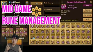 Early/Mid Game Rune Management Guide into the Late Game  - Summoners War