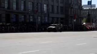 9 мая 2015 года. Парад военной техники в Новосибирске.