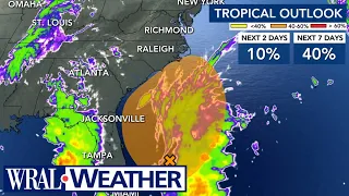 East Coast Weekend Rain; Coastal low could bring heavy rain, strong winds to NC this weekend