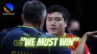 Coach said to Liang Jingkun "We must win" [WTTC 2021]