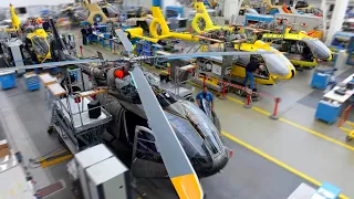 Helicopter Factory🚁2024: Manufacturing Bell {USA}, Airbus, AgustaWestland helicopters🔥