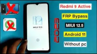 Redmi 9 frp bypass miui 12.5. M2006C3MIL FRP BYPASS without PC. Second Space Not Working. 2023