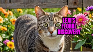 A Symphony of flowers - Lexi the Cat Discovers the Secret Stash at the Old Flower Farm (4K ASMR)