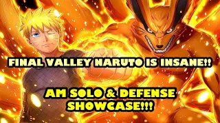 Naruto Final Showdown AM Solo & Defense SHOWCASE!! He Is INSANE!!! (Nxb Ninja Voltage)