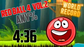 (WR) [4:36] Red Ball 4 Vol.2 Speedrun - Any%