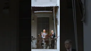 1935. FDR Walking on his own. Only known footage. #american  #history #potus #history #shorts